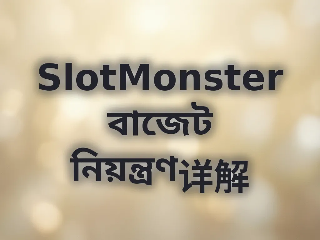 বাজেট নিয়ন্ত্রণ详解